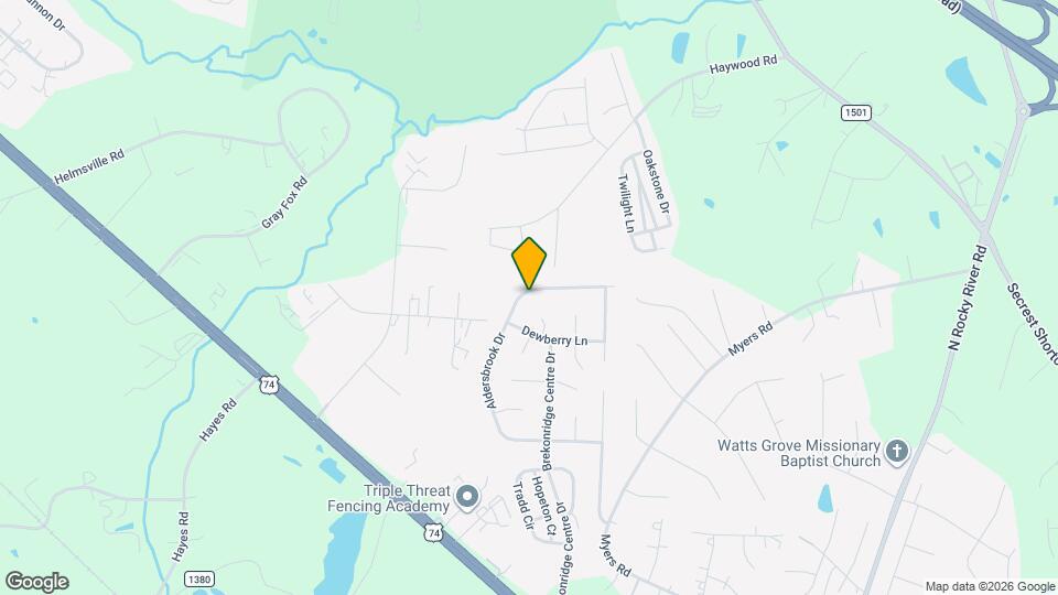 4924 Aldersbrook Dr Mapa y Detalles de la Ubicación