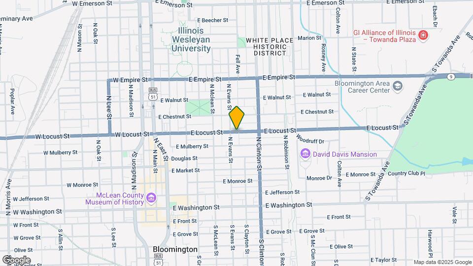 503 E Locust St Mapa y Detalles de la Ubicación