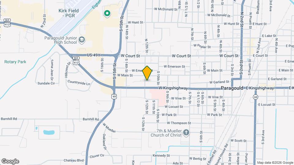 317 S 12th St Map and Location Details