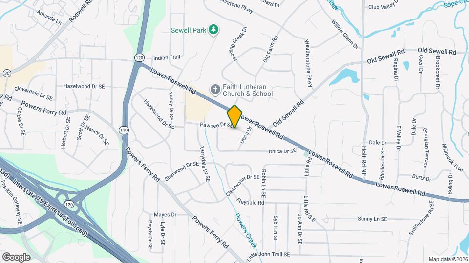 2172 Pawnee Dr SE Map and Location Details