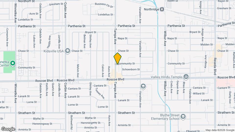 8366 Tampa Ave Mapa y Detalles de la Ubicación