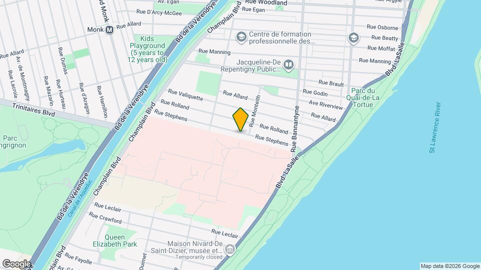 1192-1198 Stephens Rue Map and Location Details