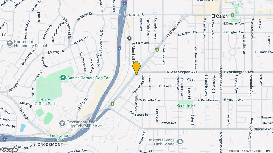 735 El Cajon Blvd Map and Location Details