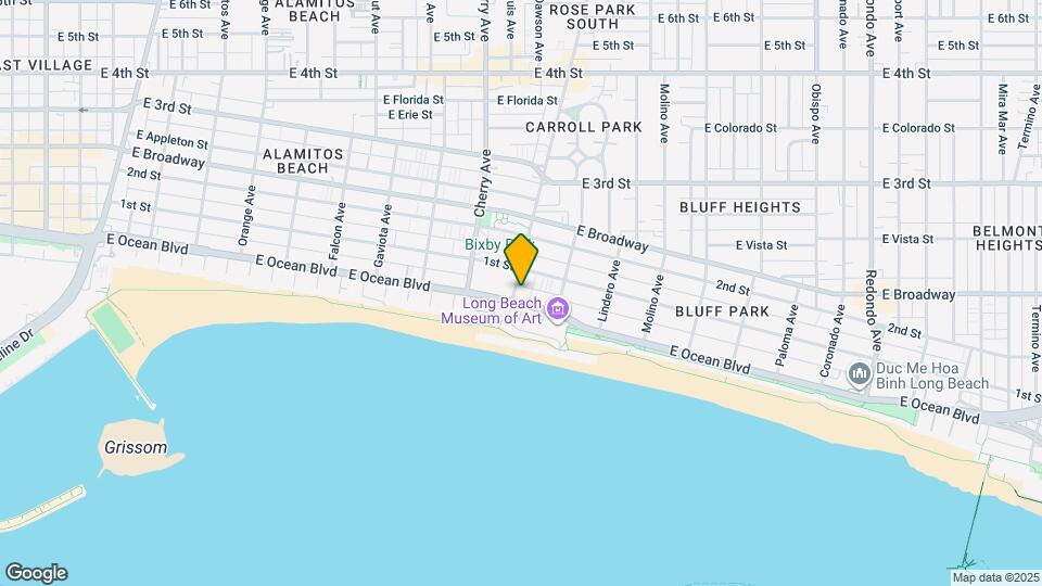 2105 E Ocean Blvd Map and Location Details