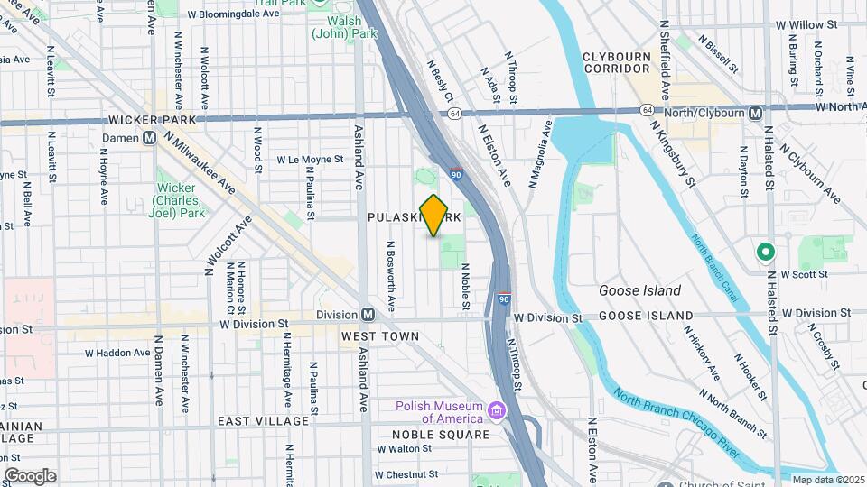 1330 N Cleaver Ave Map and Location Details