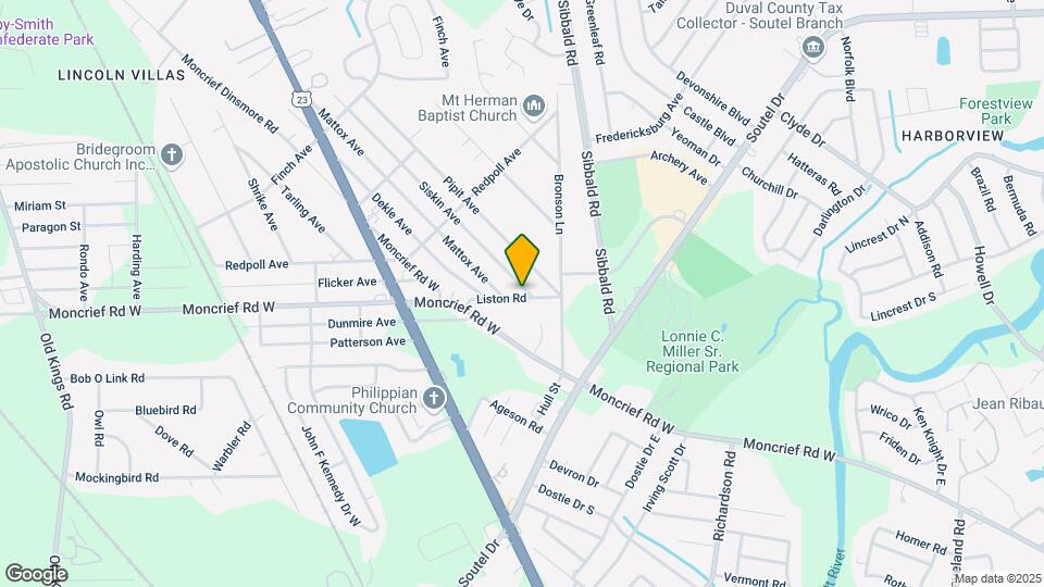5455 Liston Rd Mapa y Detalles de la Ubicación