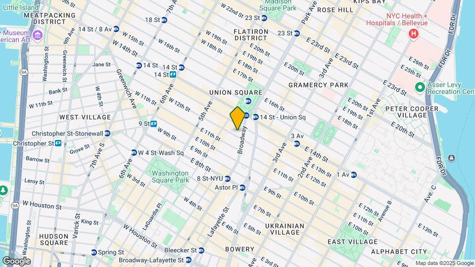 49 E 12th St Mapa y Detalles de la Ubicación