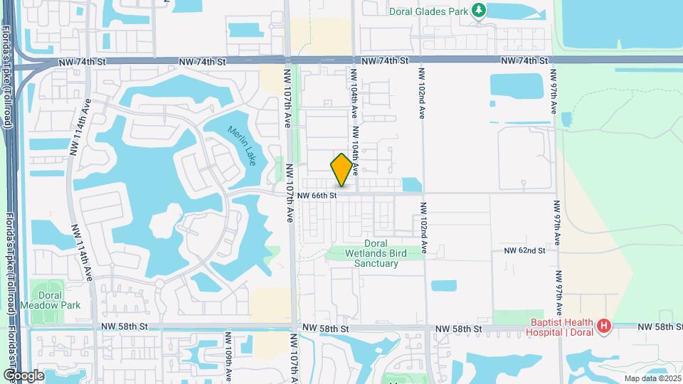 10427 NW 66th St Map and Location Details