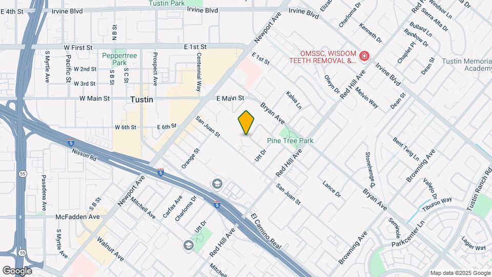 1262 Andrews St Map and Location Details