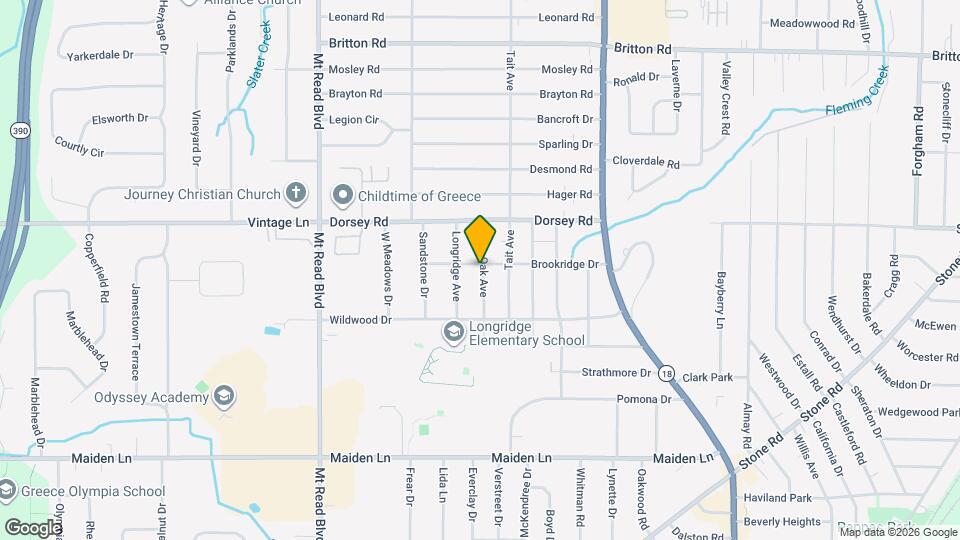 195 Brookridge Dr Map and Location Details