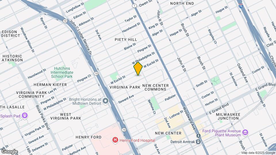 640 Virginia Park St Map and Location Details