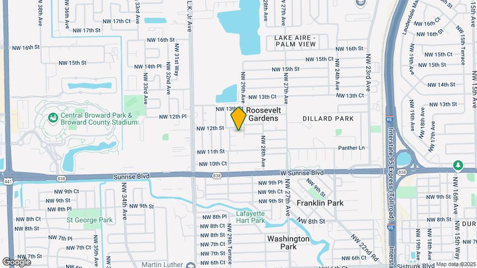 2911 NW 11th Pl, Unit # B Map and Location Details