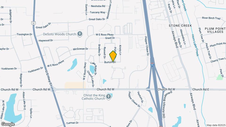 701 Burton Ln Map and Location Details