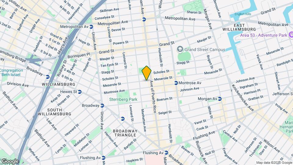 146 Meserole St Mapa y Detalles de la Ubicación