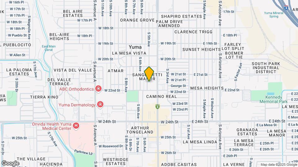 2155 S 5th Ave Mapa y Detalles de la Ubicación