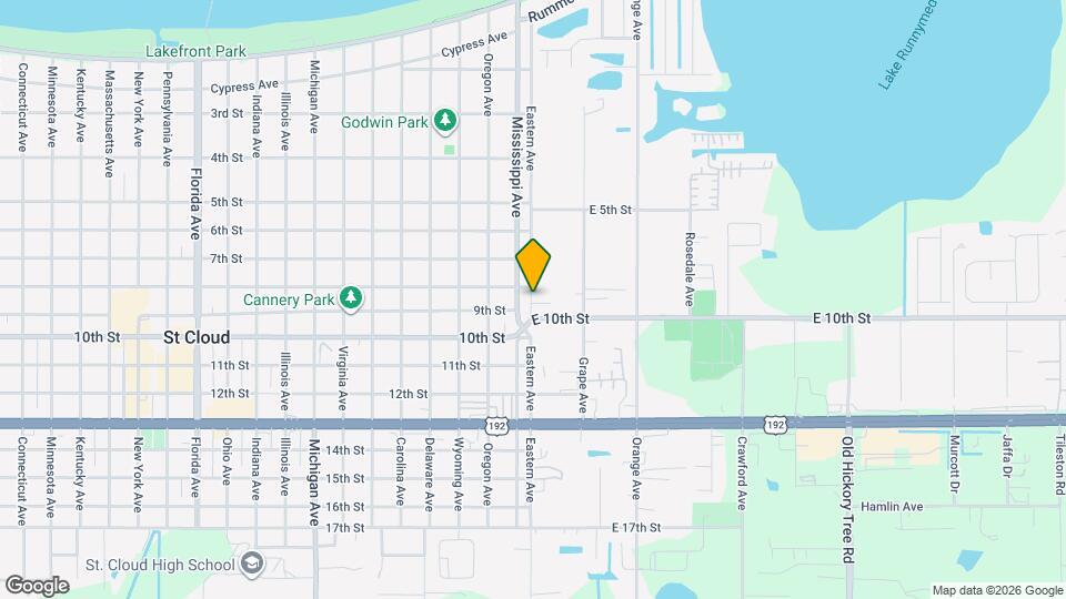 817 Eastern Ave Map and Location Details