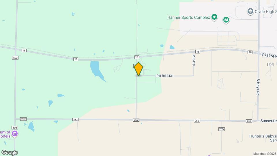 1645 Private Road 2431 Map and Location Details