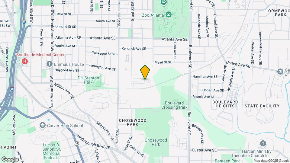 1050 Stacks Ave SE, Unit Atlanta Condo Map and Location Details