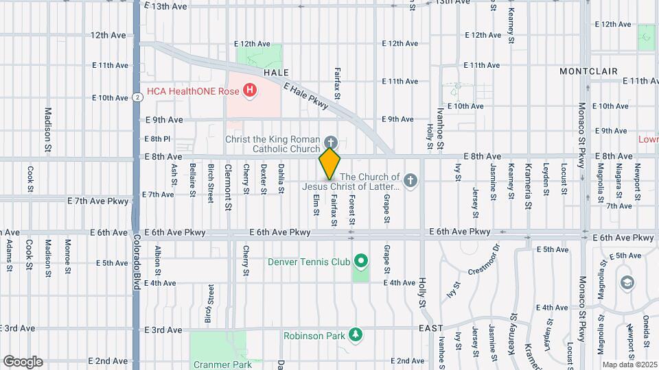 745 N Fairfax St Map and Location Details