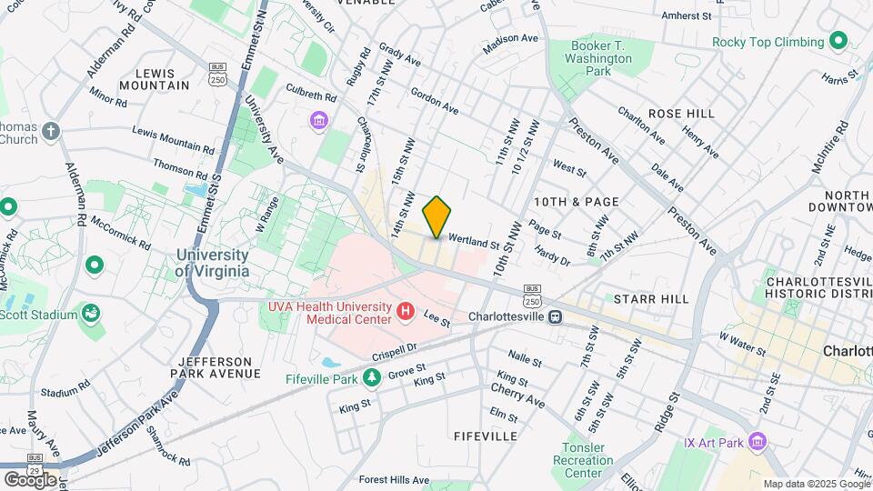 1250 Wertland St Map and Location Details