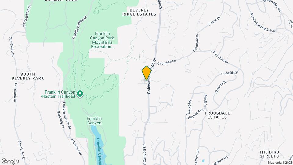 2001 Coldwater Canyon Dr Map and Location Details