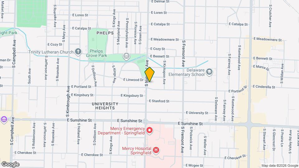 1562 S National Ave Map and Location Details