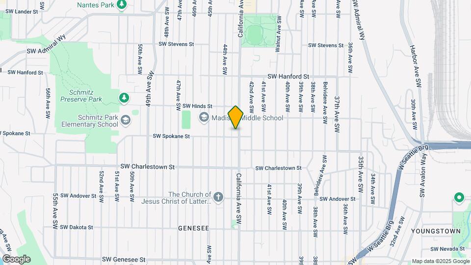 3453 California Ave SW-Unit -1 Mapa y Detalles de la Ubicación
