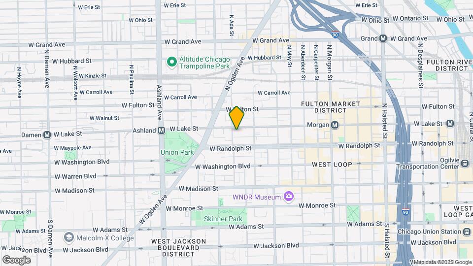 1333 W Lake St Map and Location Details