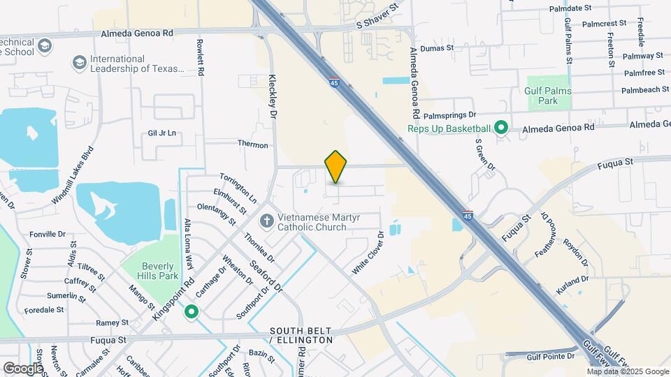 Almeda Park Apartments Map and Location Details