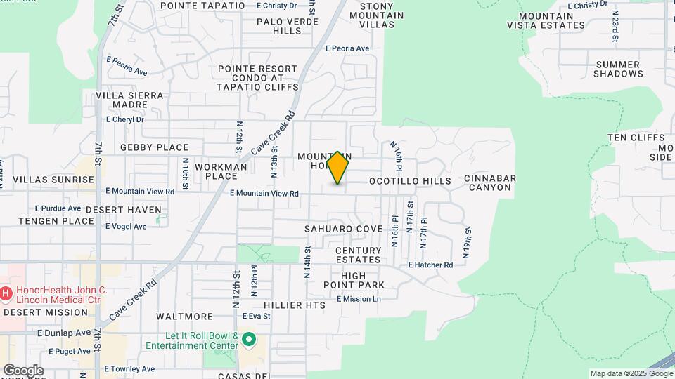 1426 E Mountain View Rd Map and Location Details