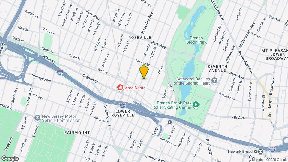 193 N 6th St Map and Location Details