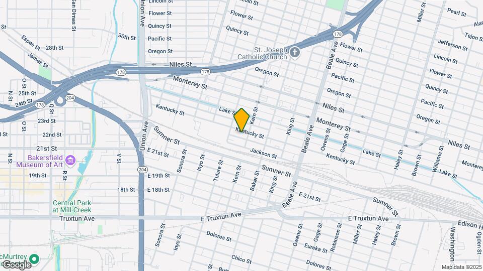 523 Kentucky St Map and Location Details