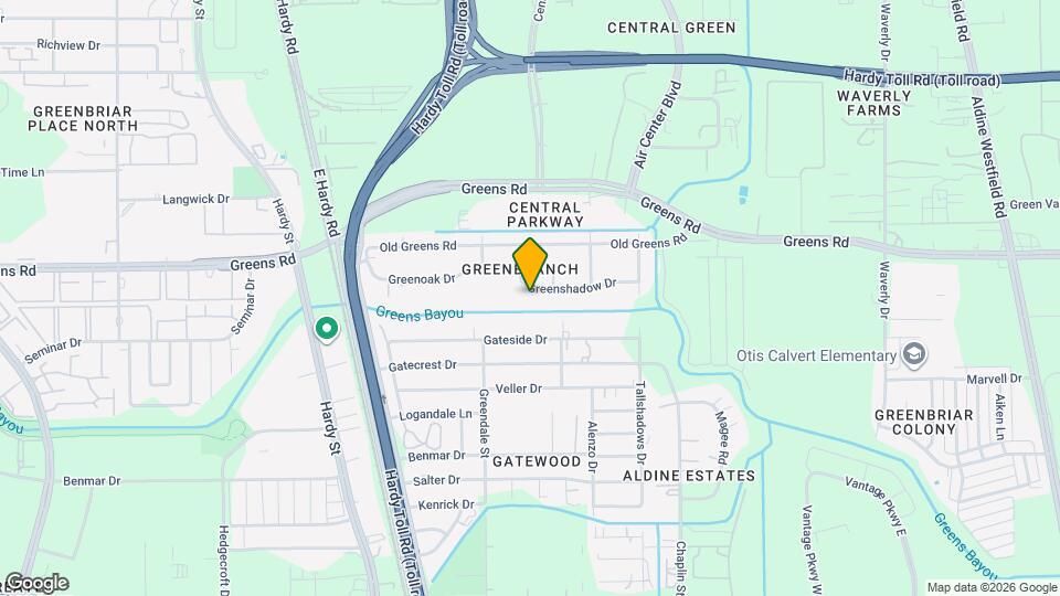 1420 Green Shadow Dr, Unit B Map and Location Details