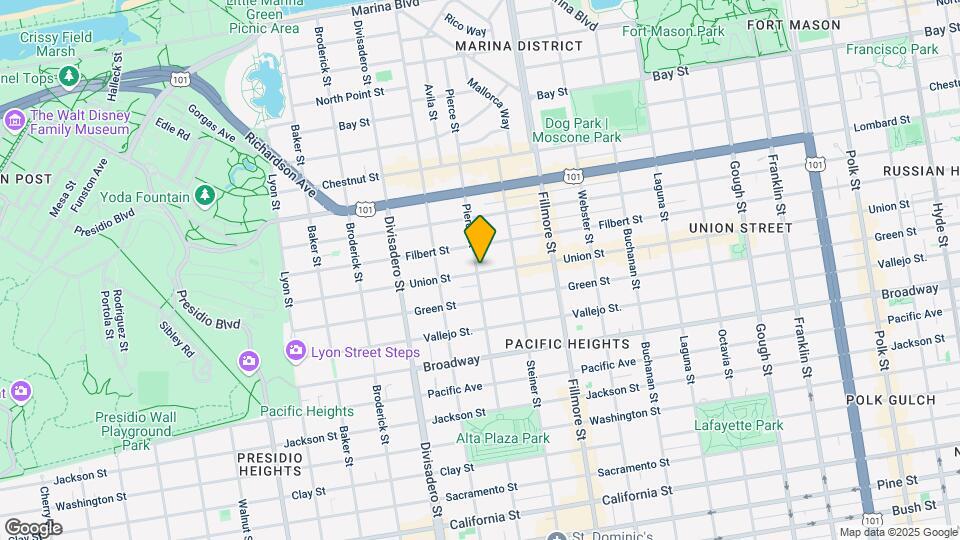 2900 Pierce Street Map and Location Details