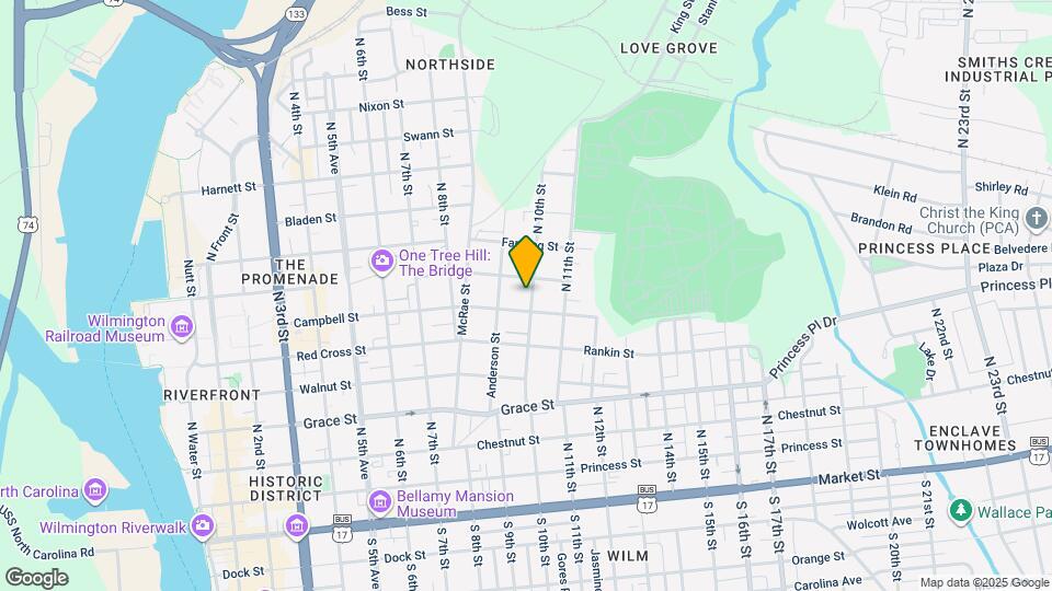 609 N 10th St Map and Location Details