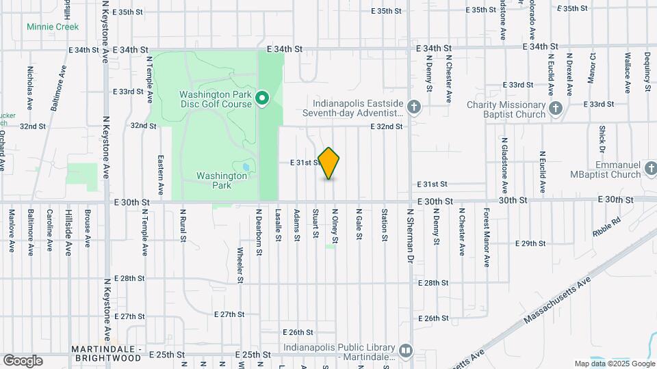 3030 N Olney St Map and Location Details