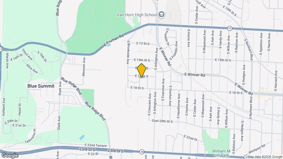 1707 S Glenwood Ave Map and Location Details