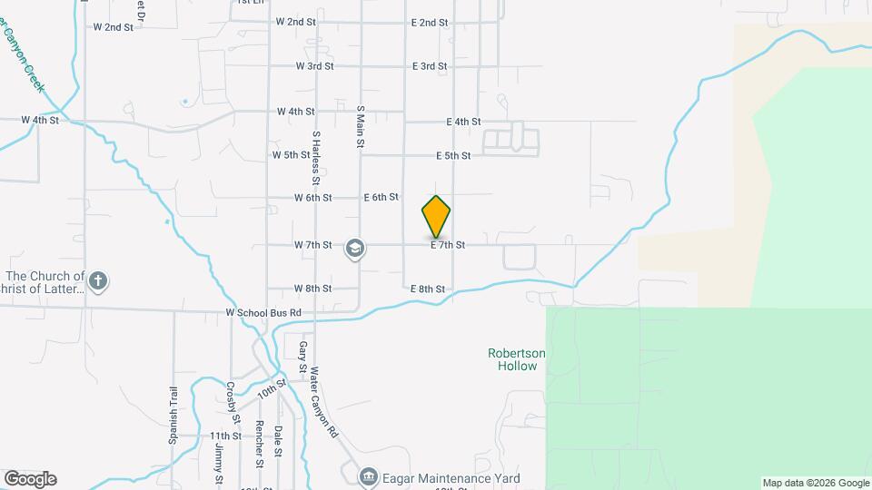 111 E 7th St Map and Location Details