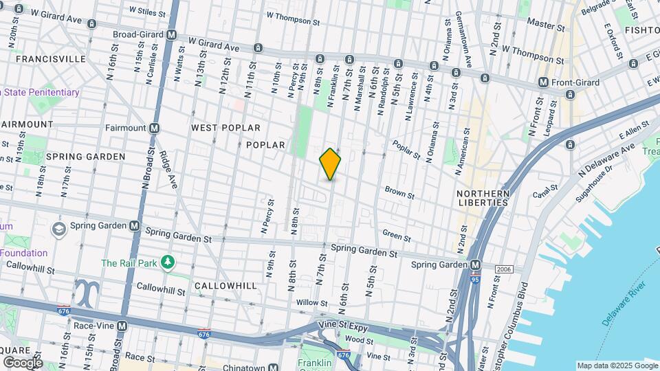 705 Fairmount Ave Map and Location Details