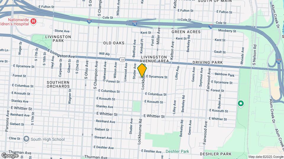 917 Lockbourne Rd Map and Location Details