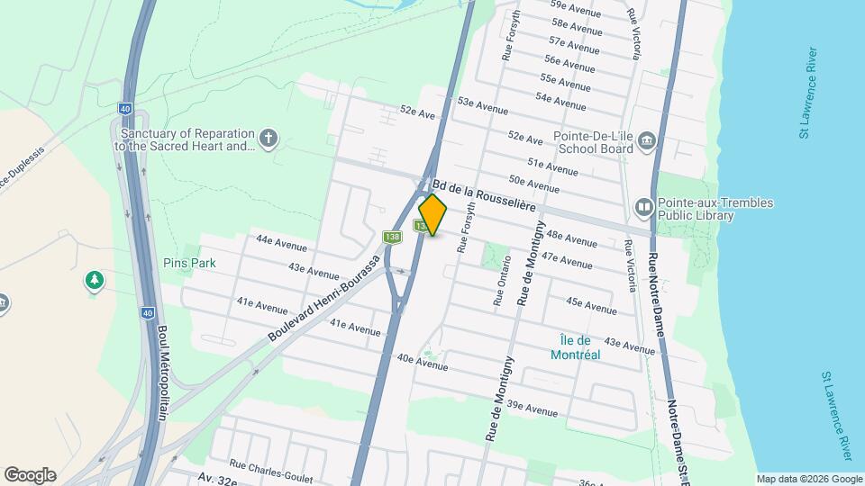 13854-13890 Sherbrooke E Map and Location Details