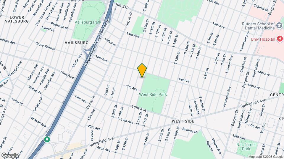 577 S 17th St Map and Location Details