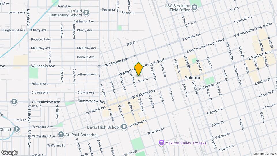 301 W A St Map and Location Details