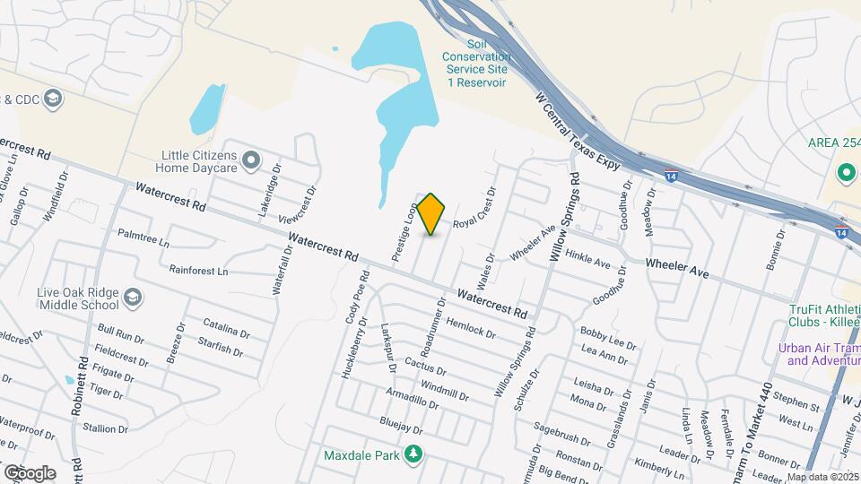 1603 Prestige Loop Map and Location Details