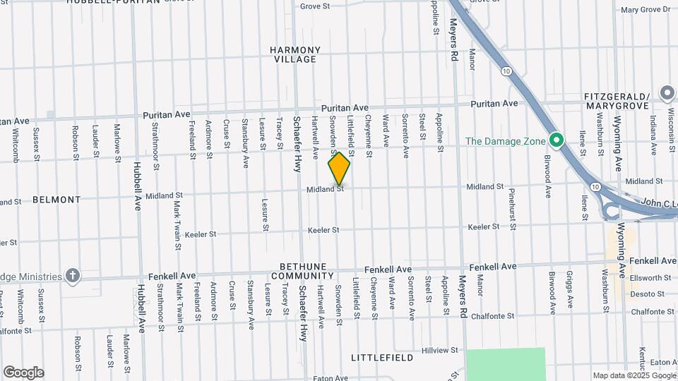 15518 Snowden St Mapa y Detalles de la Ubicación