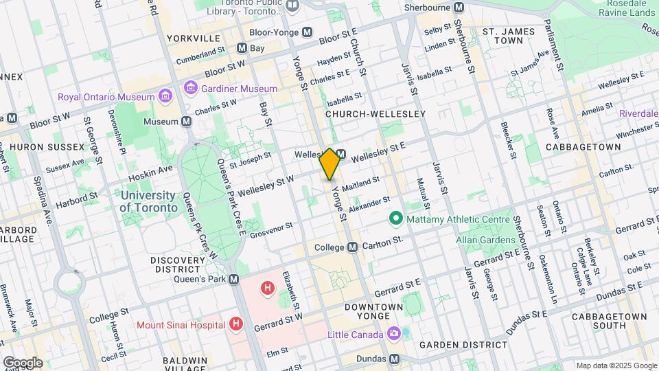 540 Yonge St Map and Location Details