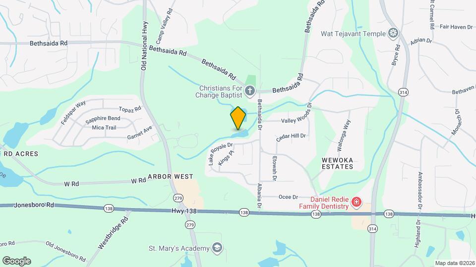 2215 Lake Royale Dr Map and Location Details