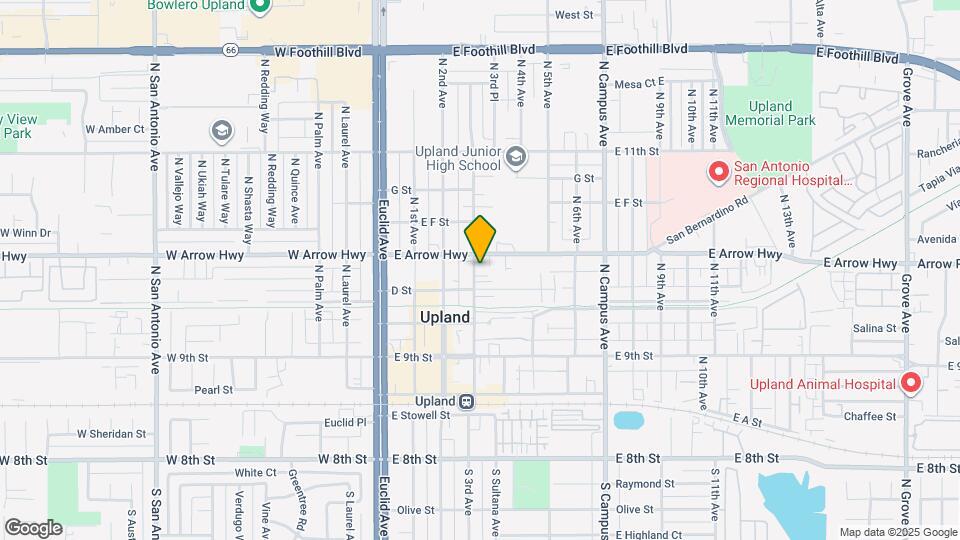 460 N 3rd Ave Map and Location Details