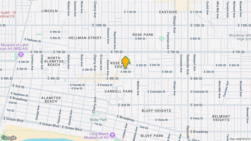 2425 E 5th St Mapa y Detalles de la Ubicación