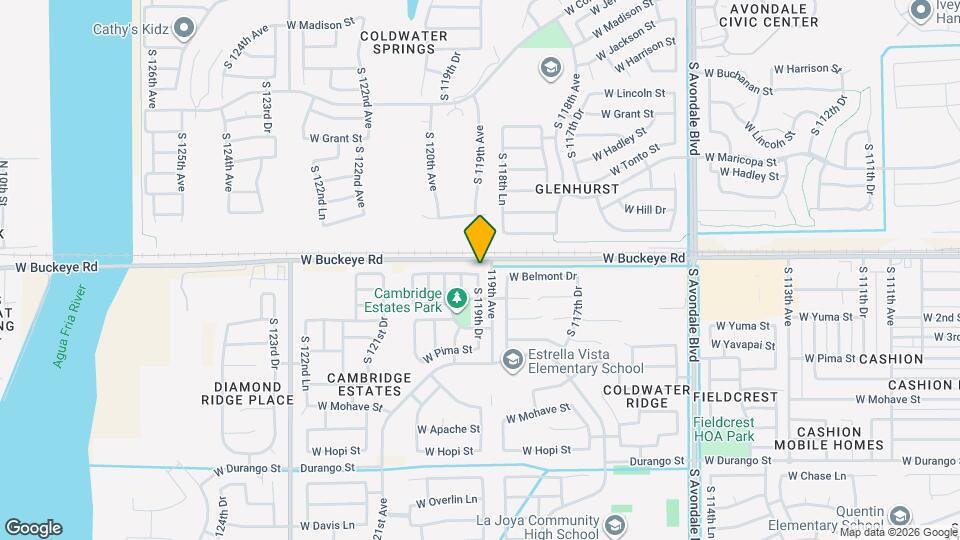 11954 W Belmont Dr Map and Location Details